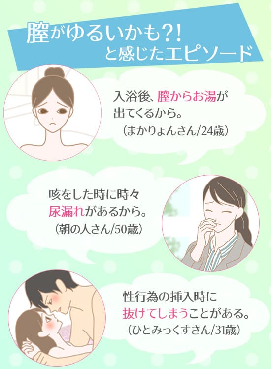 膣がゆるいかも?!と感じたエピソード