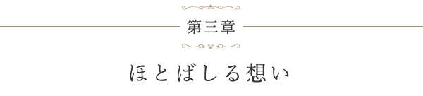 第三章 ほとばしる想い