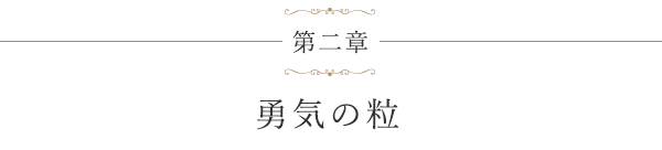 第二章 勇気の粒
