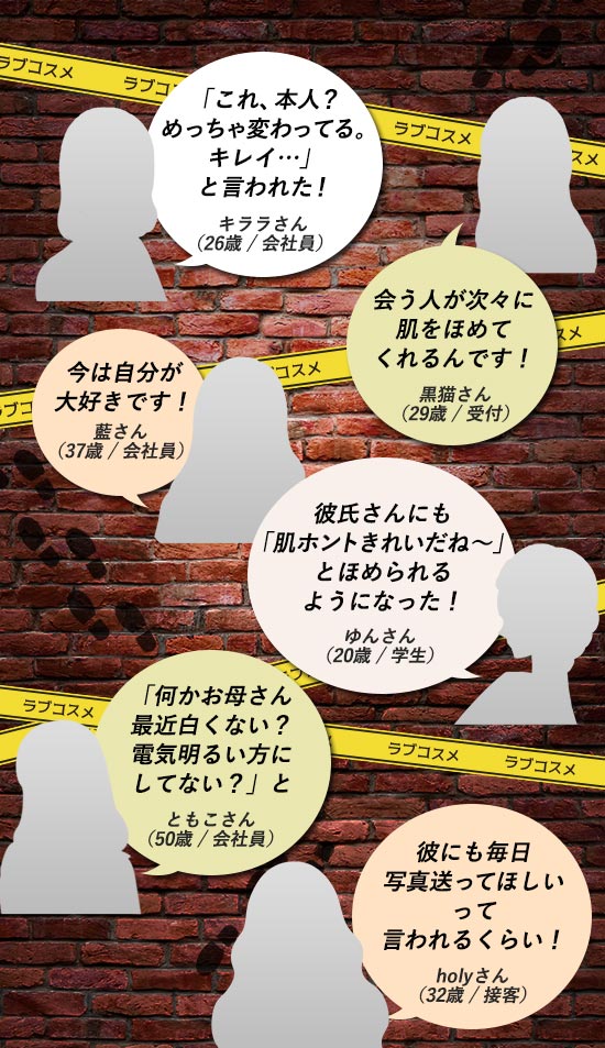 謎のラブコスメ 皆さんの声