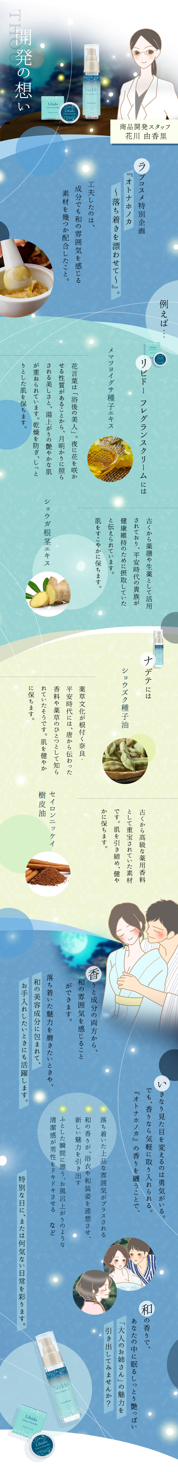 商品への想い
