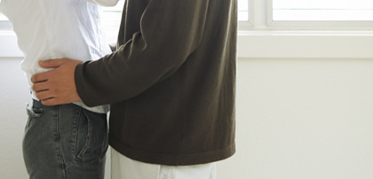 別れ話をする男女
