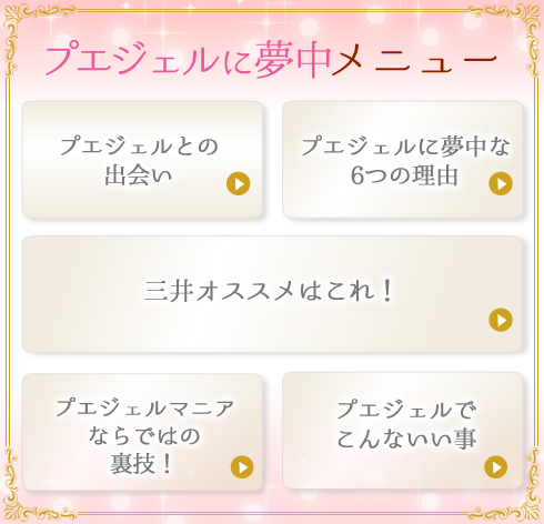 プエジェルに夢中な6つの理由とは