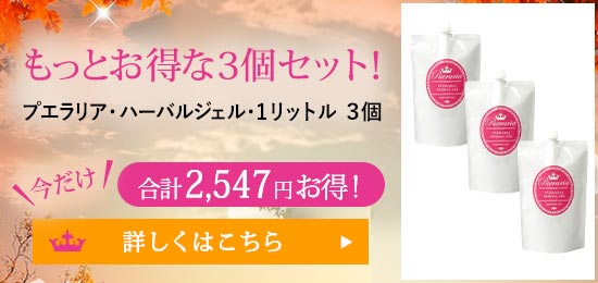 プエラリア・ハーバルジェル・1L3個