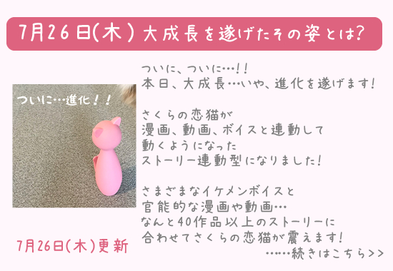 さくらの恋猫成長日記11