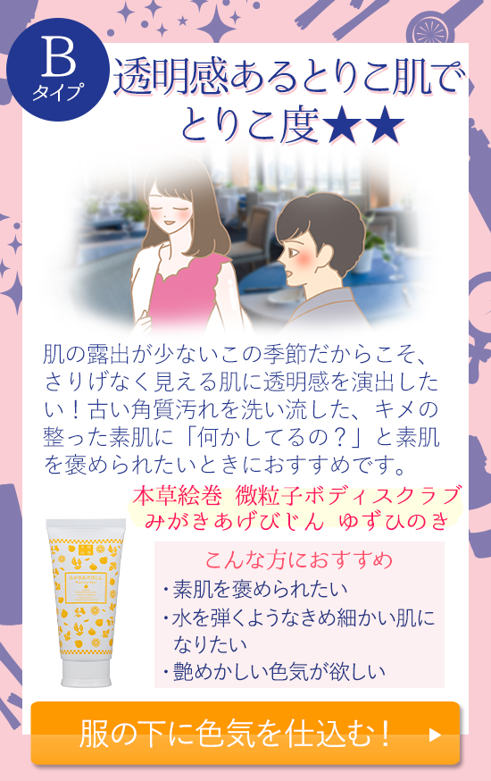 本草絵巻 微粒子ボディスクラブ みがきあげびじん ゆずひのき