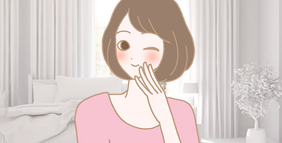 キレイでいる女性イラスト