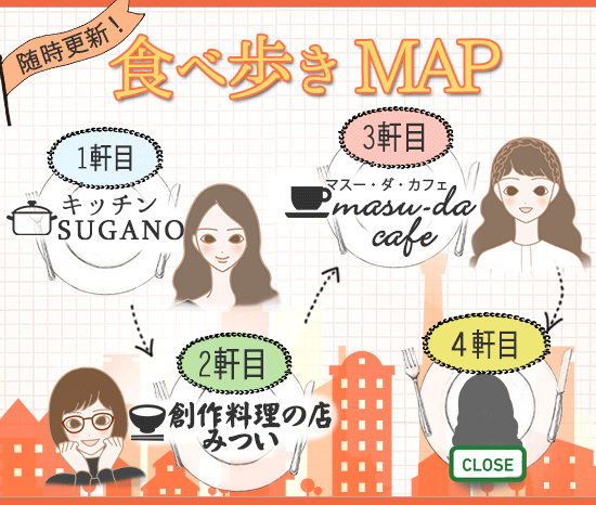 食べ歩きマップ