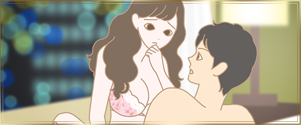 帰り道の男女のイラスト