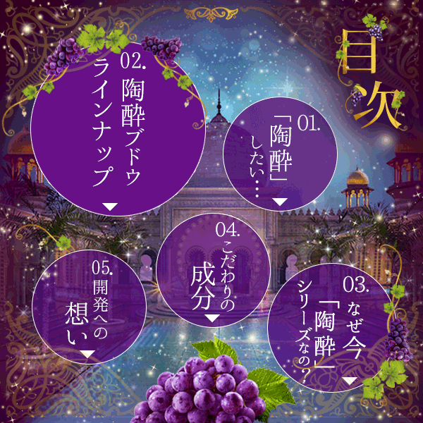 陶酔ブドウ 〜味わいつくしたい〜目次