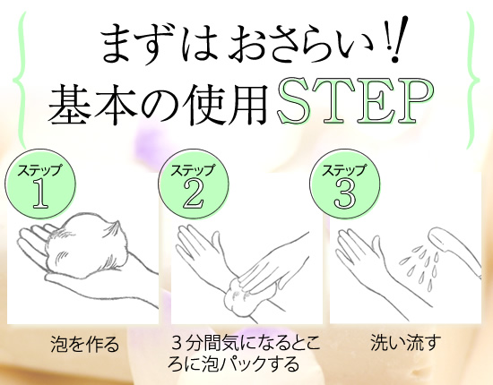 使用ステップ