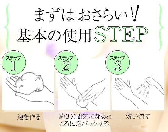 使用ステップ