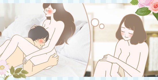 悩んでいる表情の女性のイラスト