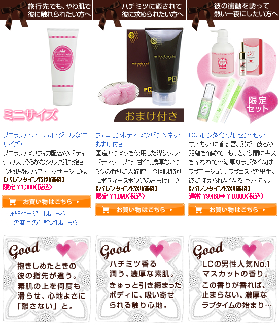 バレンタインセール2013|商品ラインナップ3