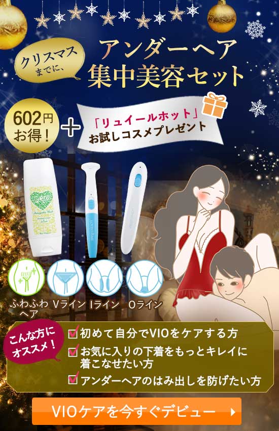 78795 【SET】クリスマスまでに!アンダーヘア集中美容セット