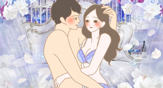 ホワイトムスク男女イラスト