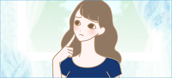 悩んでいる女性