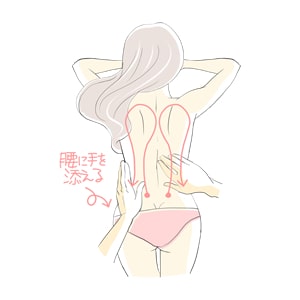 太ももから