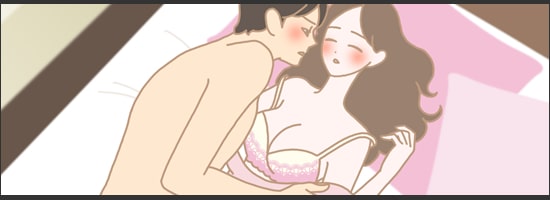 前戯の手順3 服をゆっくり脱がす