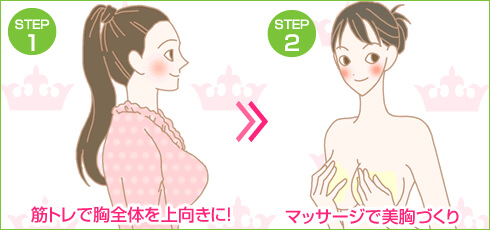 胸の谷間は筋トレとマッサージだけじゃ作れない!女性ホルモンの働きを助ける食事なども大切ね