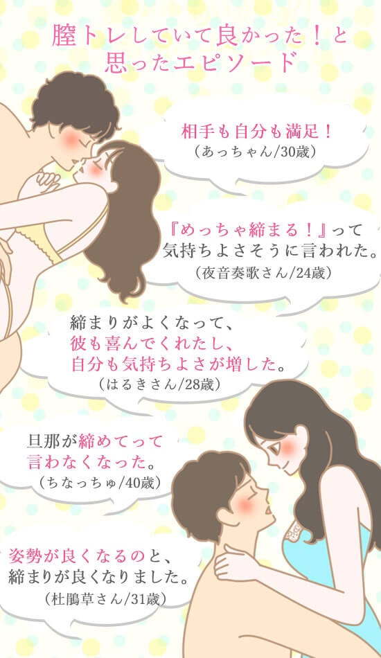 膣トレをしていた良かったエピソード
