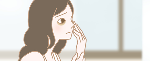 寝不足や不規則な生活が影響する目の下のクマやたるみ!実年齢より老けた顔に見られている?