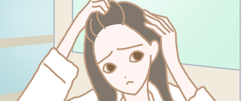 髪の老化が原因で細毛や切れ毛、抜け毛、薄毛になり髪のボリュームがなくなる