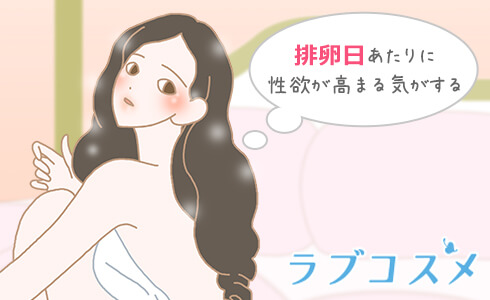 排卵日あたりに性欲が高まる気がするのは何故?