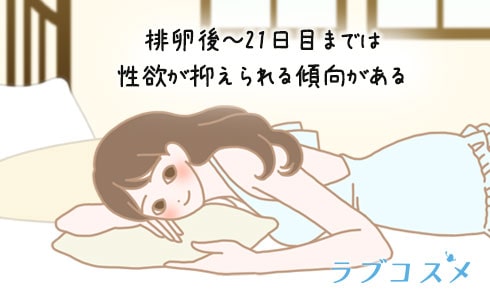 性欲を抑えたい!コントロールしたい!性欲処理したい!けどやっぱりエッチが物足りない女性のイラスト