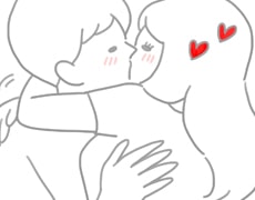 腕をまわす