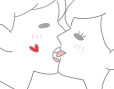舌で歯をなぞる