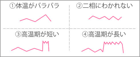 基礎体温のグラフ変化と正しい見方