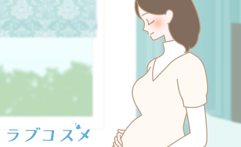 胎動をお腹から感じる