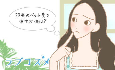 部屋のペット臭を消す方法は?