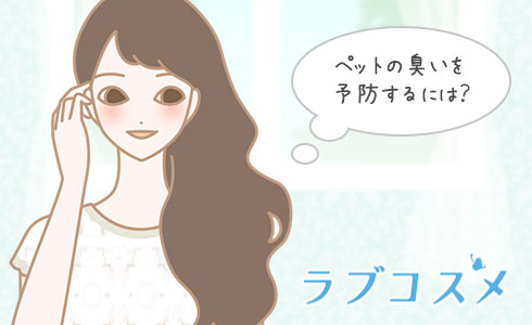 ペットの臭いを予防するには?