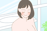生理中は脱水になりやすいため、あまり長い入浴は避ける