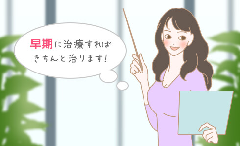 梅毒(BAIDOKU)は早期治療で治ります