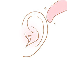 音を少し出して舐める
