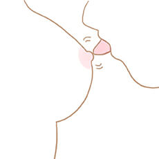乳首を舌先でレロレロと舐める