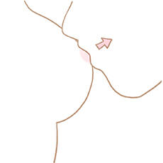 乳首を口に含んで吸ったり、舌でベロンと舐め回す