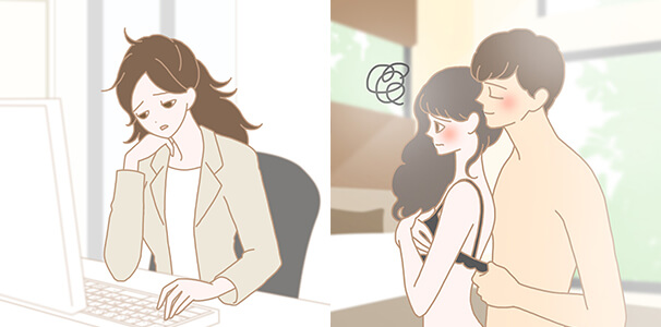 男女のイラスト