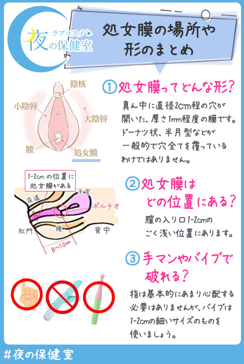 処女膜の場所や形のまとめ(産婦人科医・医師監修記事)