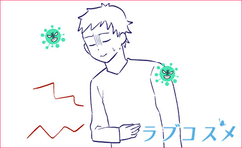 下痢のイラスト