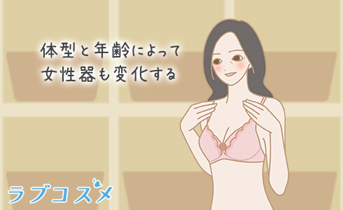 年齢によって変化する女性器