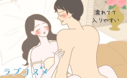 濡れやすい、感じやすい彼女のイラスト