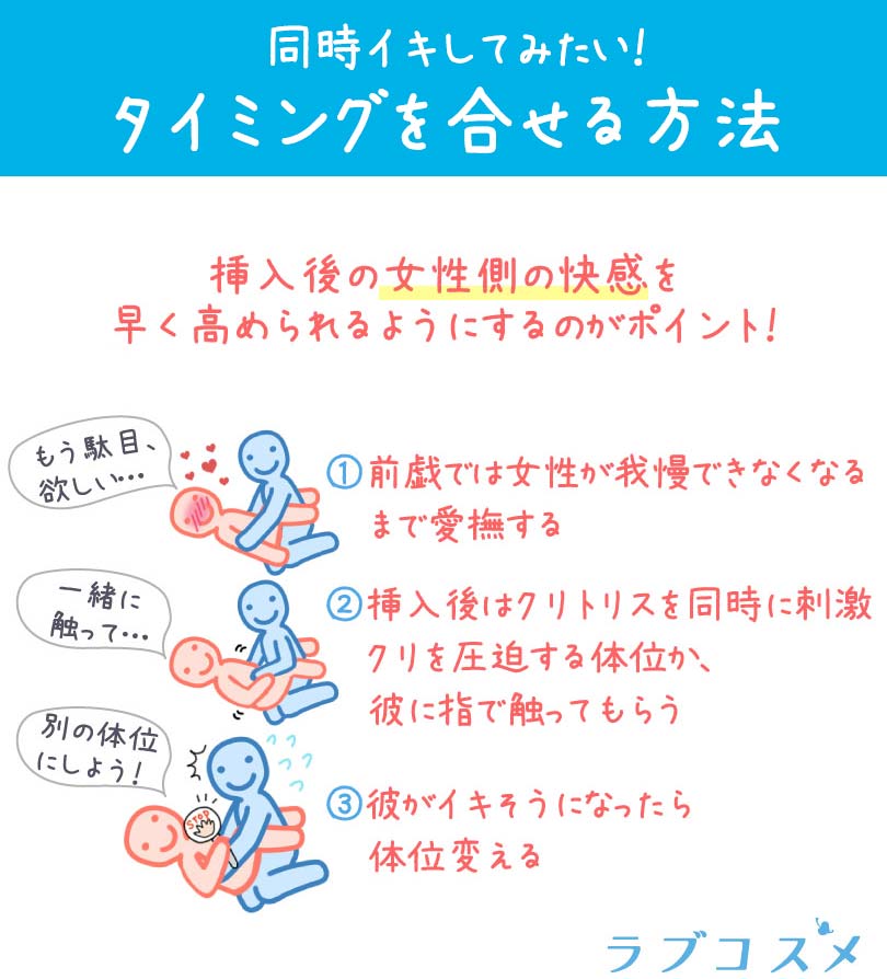 同時イキしてみたい!タイミングを合せる方法