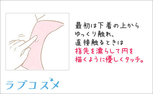 手マンは優しく