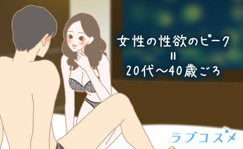 ベッドで誘惑している性欲がピークな彼女、女性の性欲のピーク