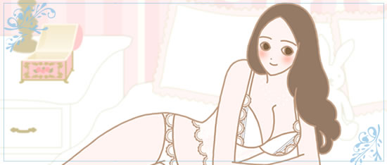 オデコシリーズ女性イラスト