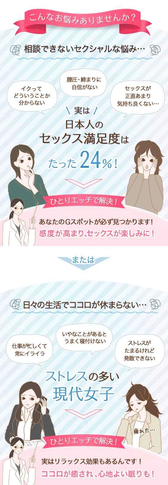 悩みをラブグッズで解決